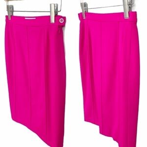 VTG Escada Hot Pink Pencil Skirt